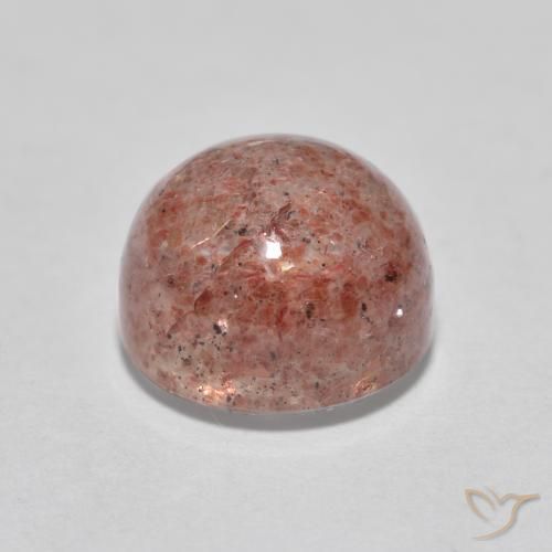 Quartzo Morango rosa rosa Natural 2.90ct, Redondo, Translúcido