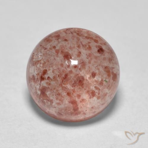 1.80ct Natural Rosa Médio Claro Quartzo Morango, Redondo, Translúcido