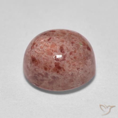 Quartzo Morango Rosa Médio Claro Natural 1.80ct, Redondo, Translúcido