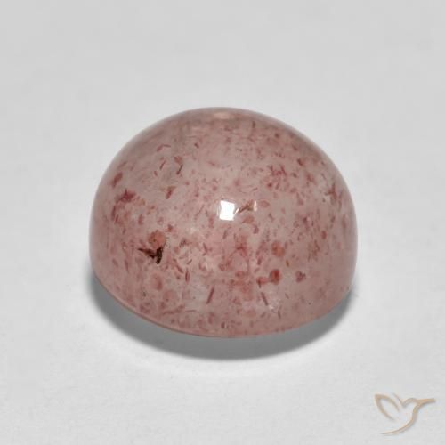 Quartzo Morango rosa médio Natural 2.77ct, Redondo, Translúcido