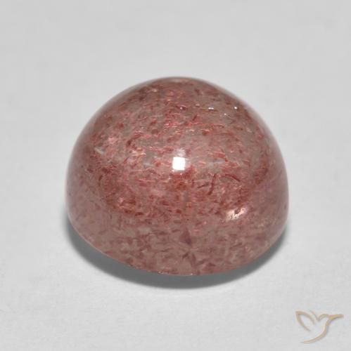 Quartzo Morango rosa médio Natural 2.75ct, Redondo, Translúcido