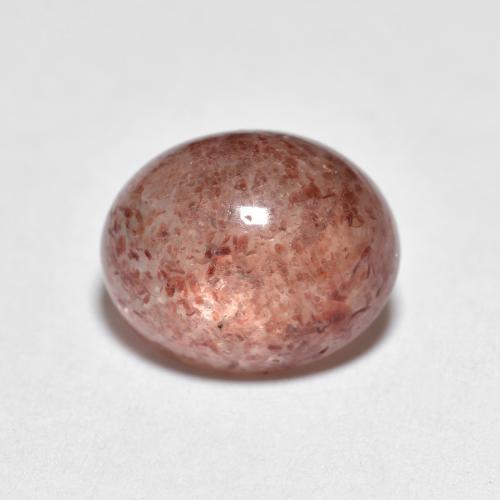 Quartzo Morango joaninha vermelha Natural 2.80ct, Corte Oval, Transparente