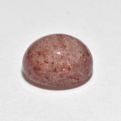 Quartzo Morango joaninha vermelha Natural 2.80ct, Corte Oval, Transparente