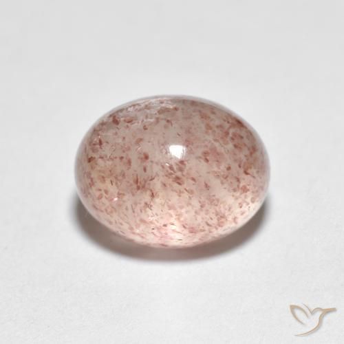 Quartzo Morango Luz rosa Natural 2.66ct, oval, Transparente