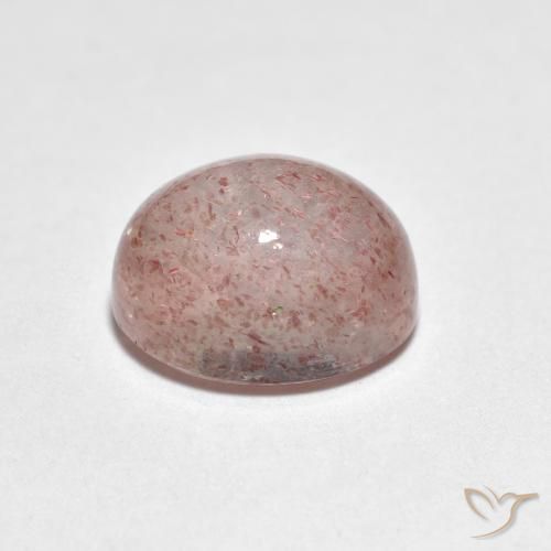 Quartzo Morango Luz rosa Natural 2.66ct, oval, Transparente
