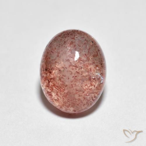 Quartzo Morango Luz rosa Natural 2.47ct, oval, Transparente