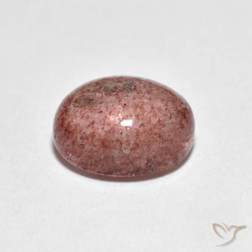 Quartzo Morango Luz rosa Natural 2.47ct, oval, Transparente