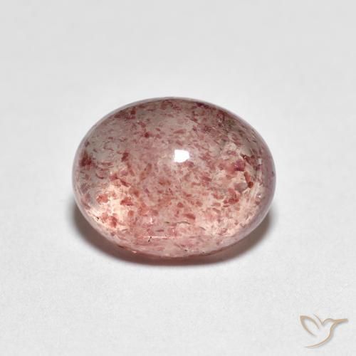 Quartzo Morango Luz rosa Natural 2.38ct, oval, Transparente