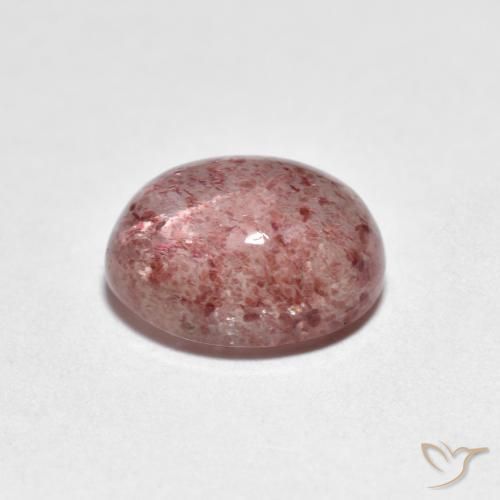 Quartzo Morango Luz rosa Natural 2.38ct, oval, Transparente