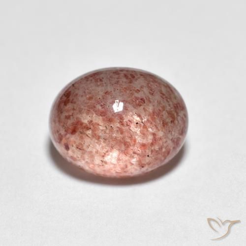 2.69ct Natural Luz rosa Quartzo Morango, oval, Transparente