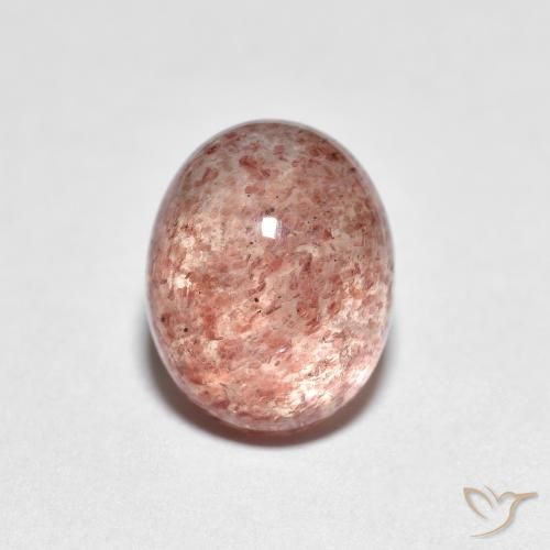 Quartzo Morango Luz rosa Natural 2.69ct, oval, Transparente
