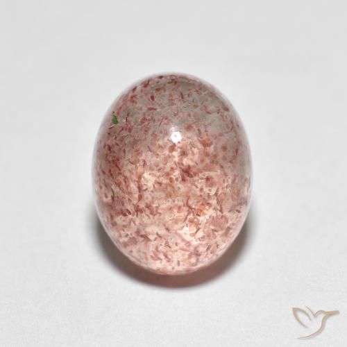 2.73ct Natural Luz rosa Quartzo Morango, oval, Transparente