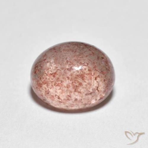 Quartzo Morango Luz rosa Natural 2.73ct, oval, Transparente