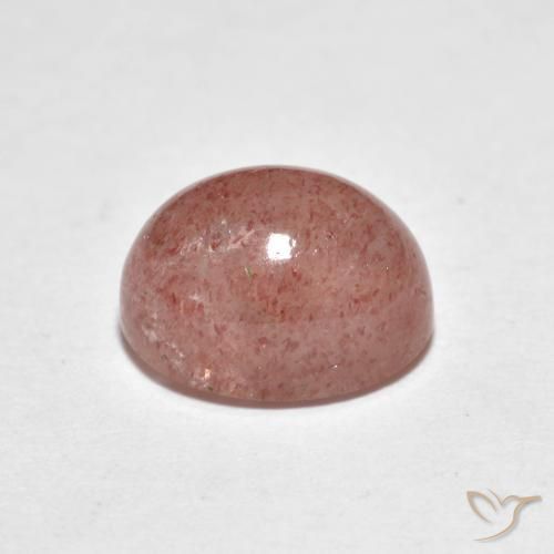 Quartzo Morango joaninha vermelha Natural 2.51ct, oval, Translúcido