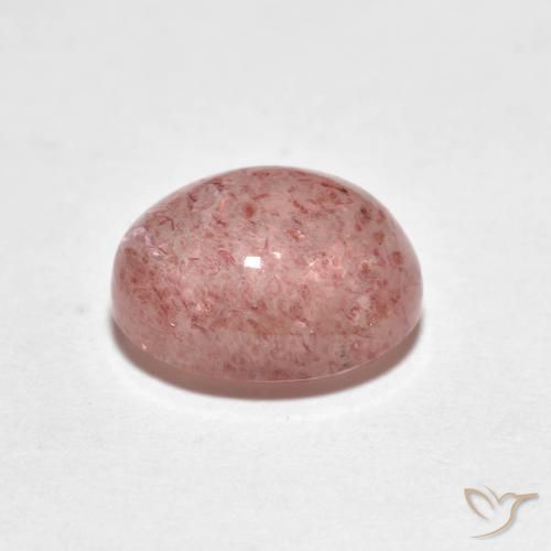 Quartzo Morango rosa médio Natural 2.43ct, oval, Transparente