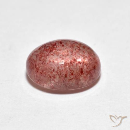 Quartzo Morango Framboesa Rosa Natural 2.39ct, oval, Transparente