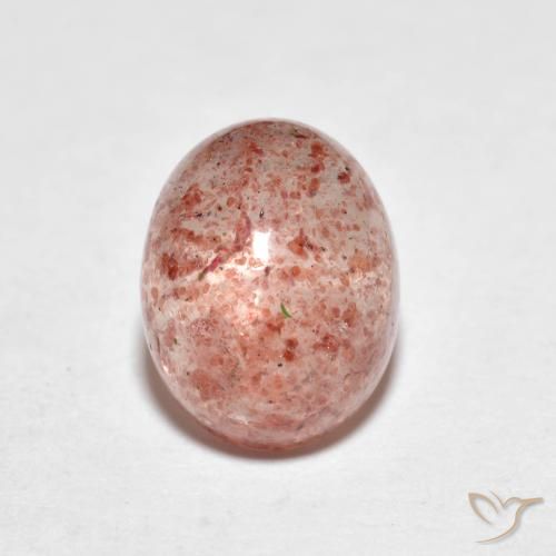 Quartzo Morango Laranja Rosa Natural 2.70ct, oval, Transparente