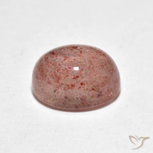 Quartzo Morango Laranja Rosa Natural 2.70ct, oval, Transparente