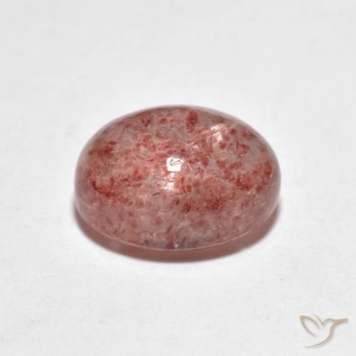 Quartzo Morango rosa médio Natural 2.56ct, oval, Transparente