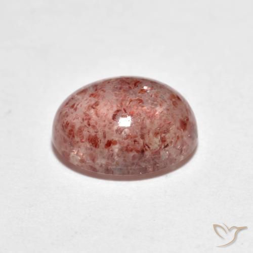 Quartzo Morango rosa médio Natural 2.21ct, oval, Transparente