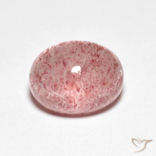 Quartzo Morango Rosa Claro Rosa Natural 2.74ct, oval, Transparente