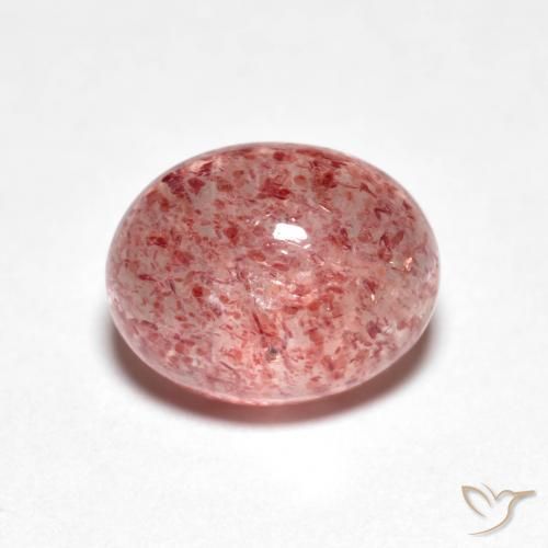 Quartzo Morango Rosa Claro Rosa Natural 2.84ct, oval, Transparente