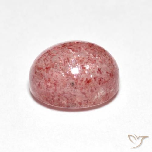 Quartzo Morango Rosa Claro Rosa Natural 2.84ct, oval, Transparente