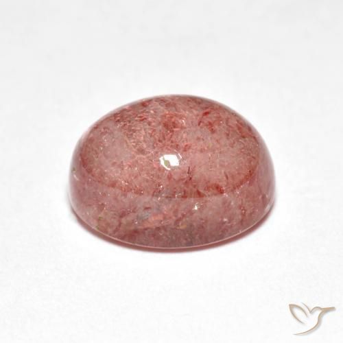 Quartzo Morango rosa médio Natural 2.66ct, oval, Transparente