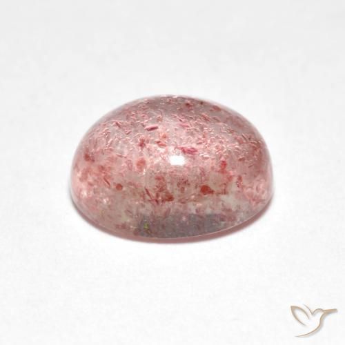 Quartzo Morango Rosa Chiclete Claro Natural 2.36ct, oval, Transparente