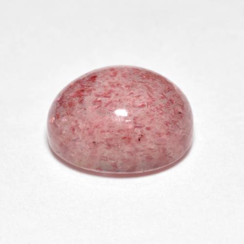 Quartzo Morango Rosa Médio Claro Natural 2.77ct, Corte Oval, Transparente