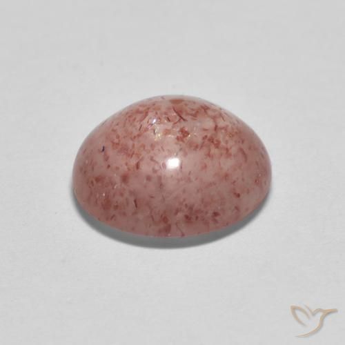 Quartzo Morango rosa médio Natural 2.46ct, Redondo, Transparente