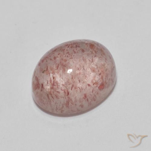 Quartzo Morango rosa rosa Natural 2.70ct, oval, Transparente