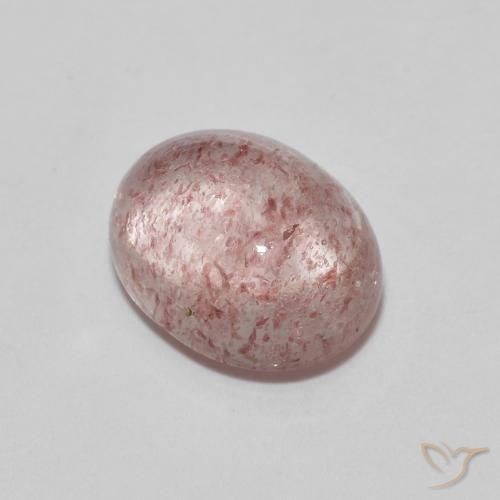 2.39ct Natural rosa rosa Quartzo Morango, oval, Transparente