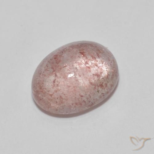 Quartzo Morango rosa rosa Natural 2.39ct, oval, Transparente