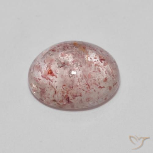 Quartzo Morango rosa rosa Natural 2.29ct, oval, Transparente