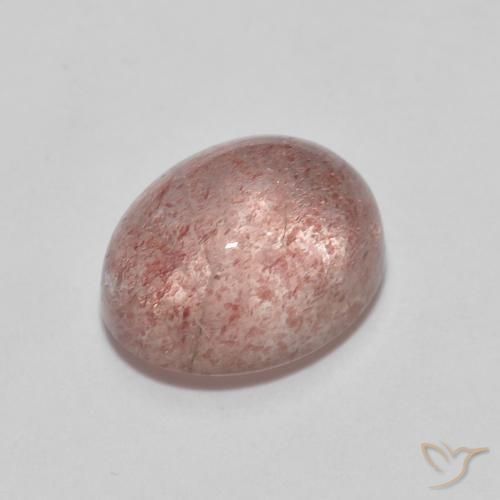 2.55ct Natural rosa rosa Quartzo Morango, oval, Transparente