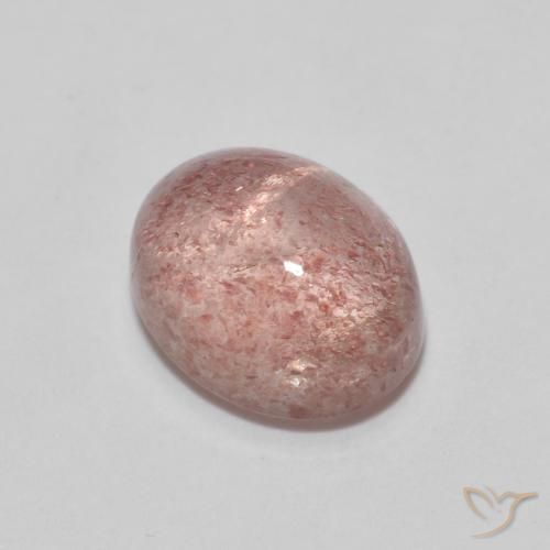 Quartzo Morango rosa rosa Natural 2.55ct, oval, Transparente