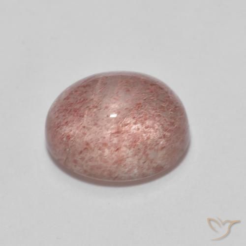 Quartzo Morango rosa rosa Natural 2.55ct, oval, Transparente
