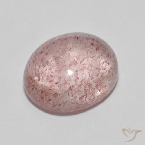 5.89ct Natural rosa médio Quartzo Morango, oval, Transparente