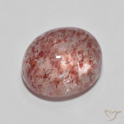 Quartzo Morango Rosa brilhante Natural 7.18ct, oval, Transparente