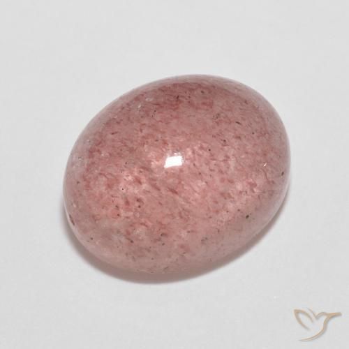 Quartzo Morango rosa rosa Natural 2.77ct, oval, Transparente