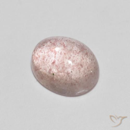 2.19ct Natural Luz rosa Quartzo Morango, oval, Transparente