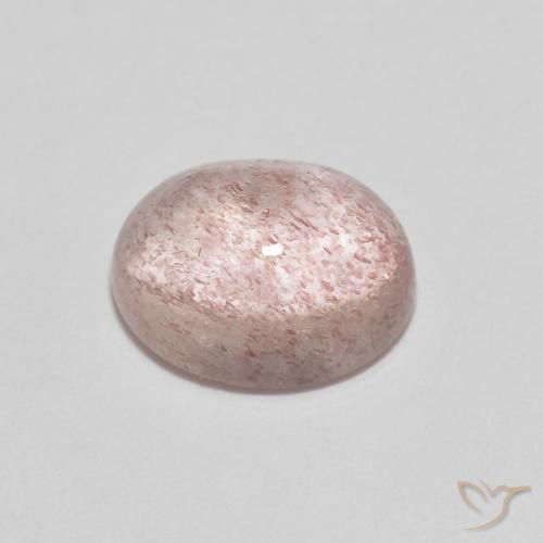 Quartzo Morango Luz rosa Natural 2.19ct, oval, Transparente