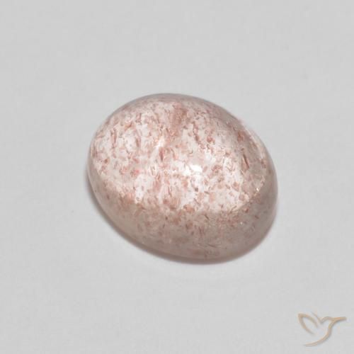 2.50ct Natural Luz rosa Quartzo Morango, oval, Transparente