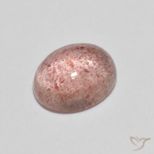 2.17ct Natural rosa médio Quartzo Morango, oval, Transparente