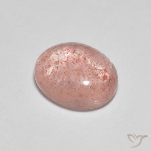 2.22ct Natural vermelho médio Quartzo Morango, oval, Transparente