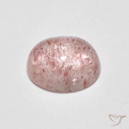 Quartzo Morango Luz rosa Natural 2.34ct, oval, Transparente