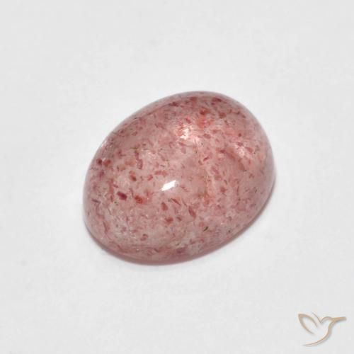 2.47ct Natural Luz rosa Quartzo Morango, oval, Transparente