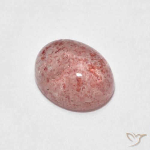 Quartzo Morango Luz rosa Natural 2.47ct, oval, Transparente