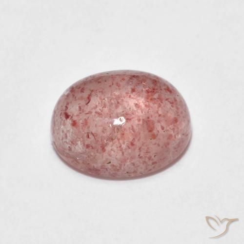 Quartzo Morango Luz rosa Natural 2.47ct, oval, Transparente